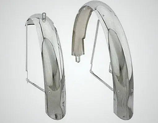 20" Flared Ducktail Fenders Bicycle,Bike Cruiser,Chopper Lowrider Chrome Classic