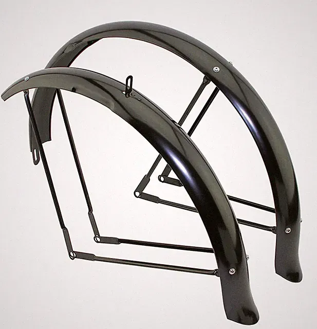 26" Fender Set Flared Standard Balloon 80mm Matte Black.