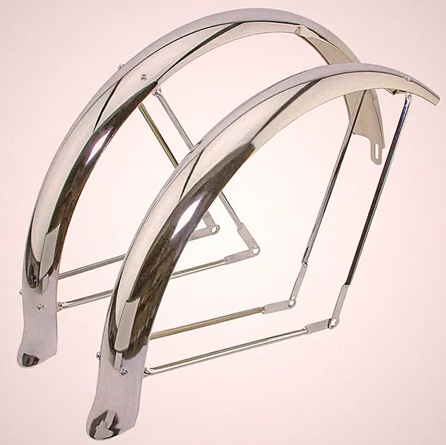 26" ORIGINAL BEACH CRUISER BICYCLE CRUISER FENDER FLARED CHROME BALLOON 80MM.