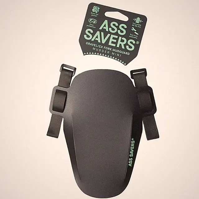 Ass Savers Mudder Mini Fender, Black MFM-1 Front Gravel Bike Fender