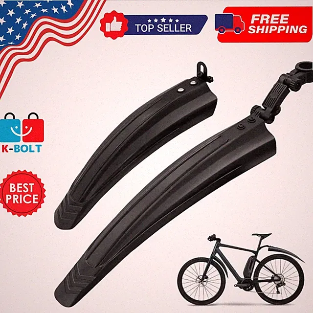Cycling Road MTB Bike Bicycle Front Mudguard Rear Fender Mud Guard Wings 2pc Set