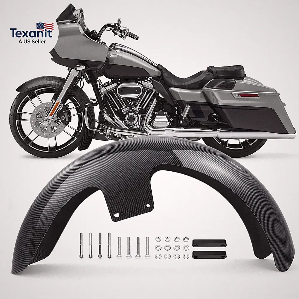 Motorcycle Front Fender 21 Inch Mudguard Front Fender Fit for Harley Touring Roa