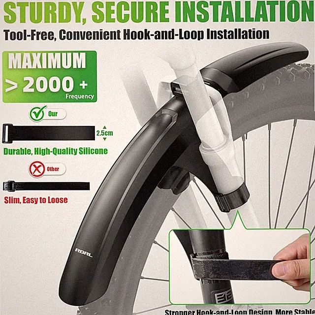 NEW Bike Fender Set MTB E-Bike Full Mudguards 27.5 29 Wheels 3.0 Tool-Free Guard