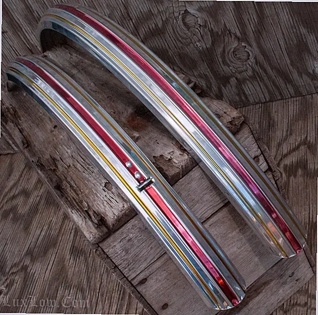 NOS 650b RoadBike FENDERS 26"wheel Randonneur Tour Bicycle MudGuards Braces Nuts