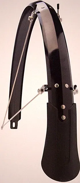 Planet Bike Cascadia ALX 26" x 1.0-1.5" Rear Recumbent Fender: Each, Black