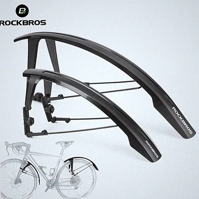 ROCKBROS Bicycle Fender Set,,Adjustable Mudguard Quick Release Thicken & Widen
