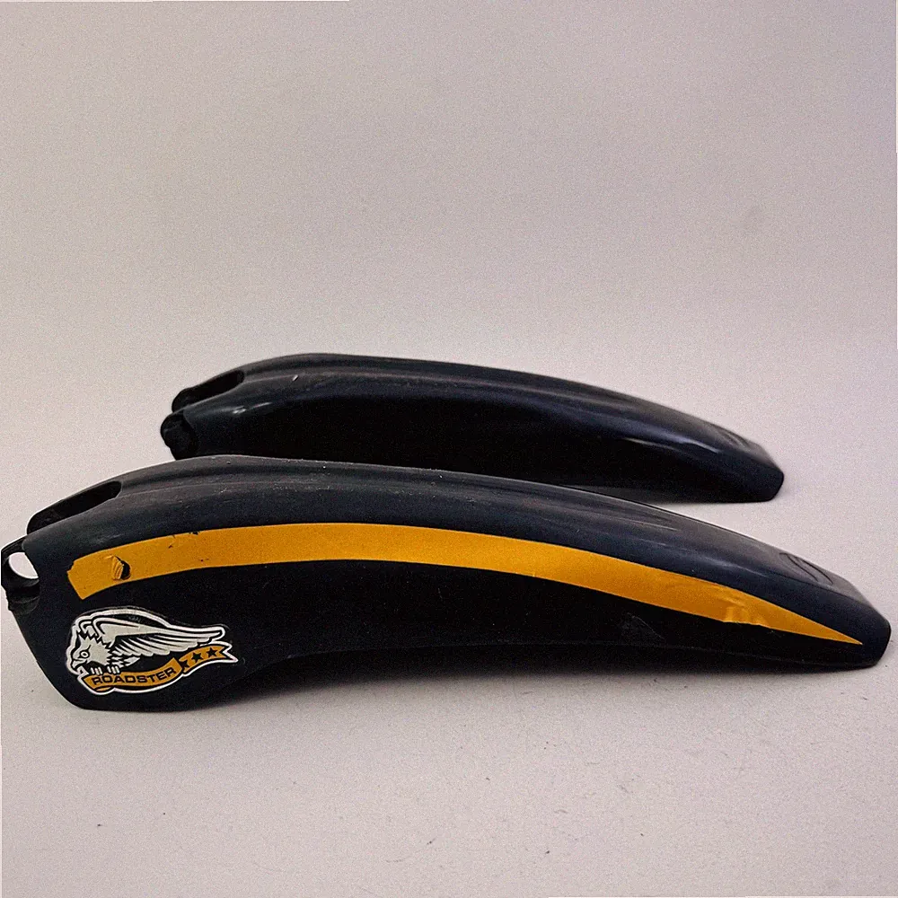 Schwinn Roadster Fender Set Front Rear Black Plastic Kids Bike Mudguard A49
