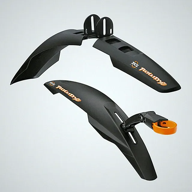SKS Rowdy Kids MTB Fender Set 20"-24" | Theft-Resistant, Fits Full Suspension